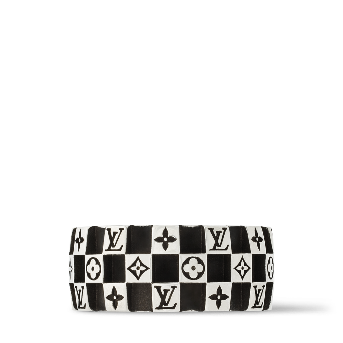 LV Damier Ring . - Luxury Fashion Jewellery - M1793L Silver